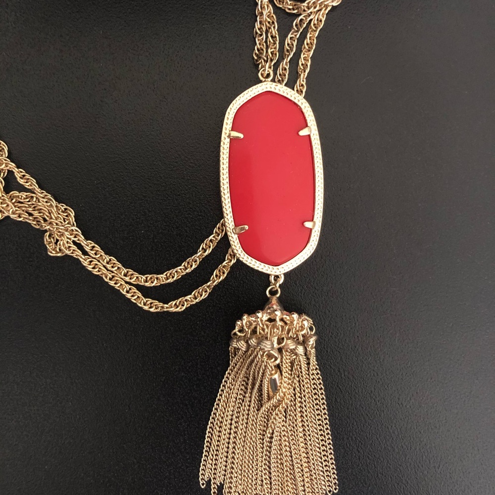 Red Kendra Scott Necklace